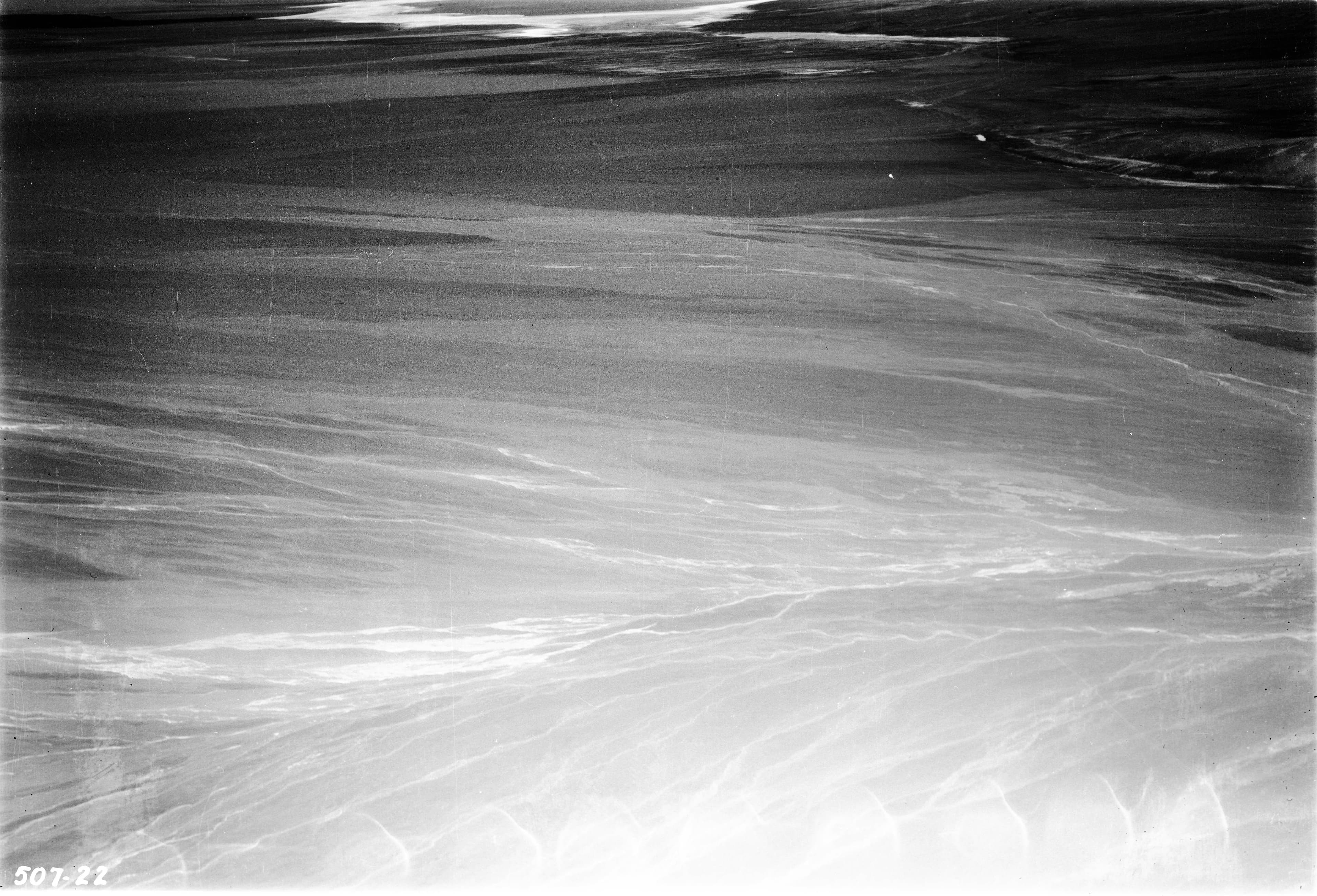 Vista aérea de Salar Punta Negra 1937.