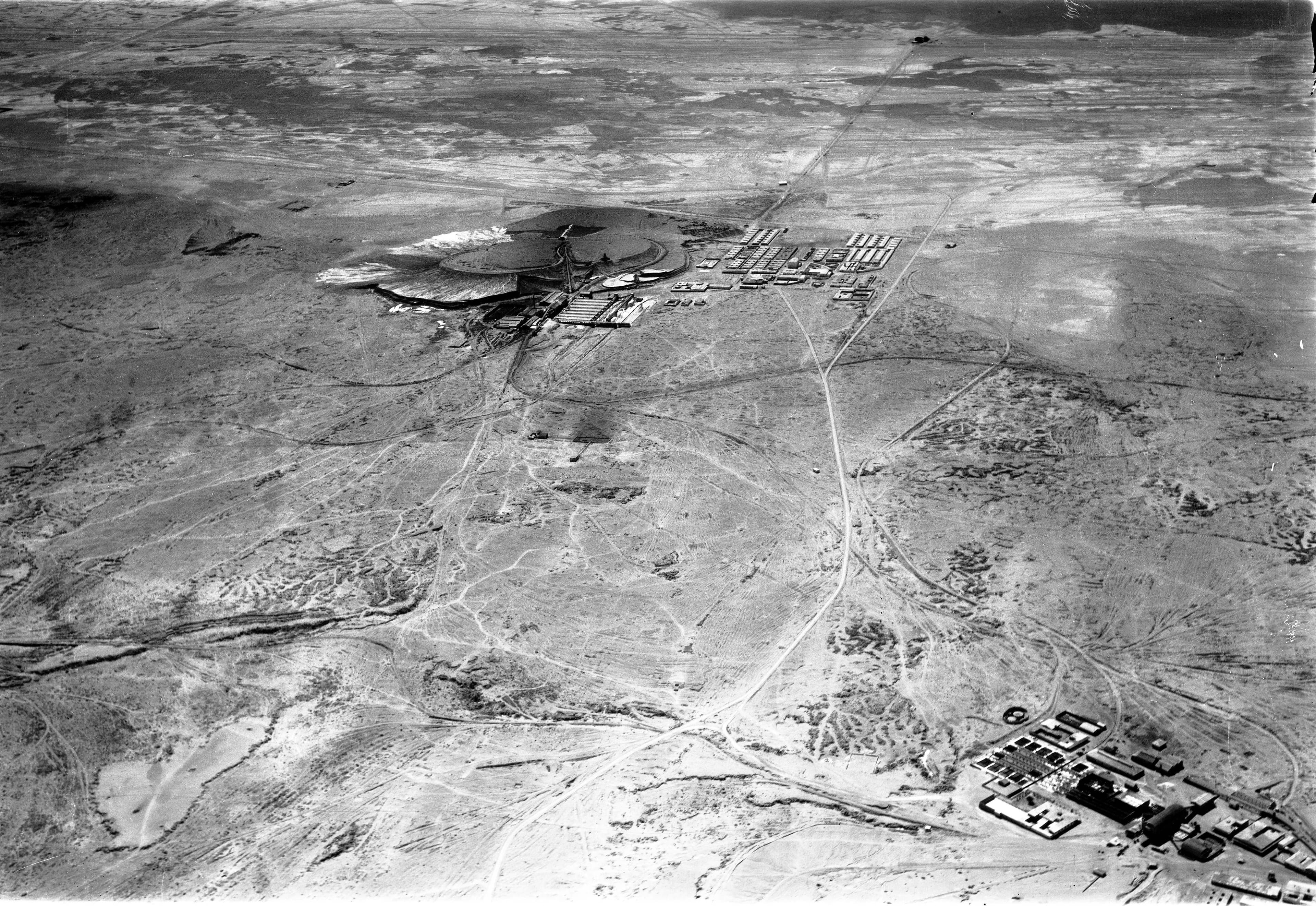 Vista aérea cerca de La Noria 1937.