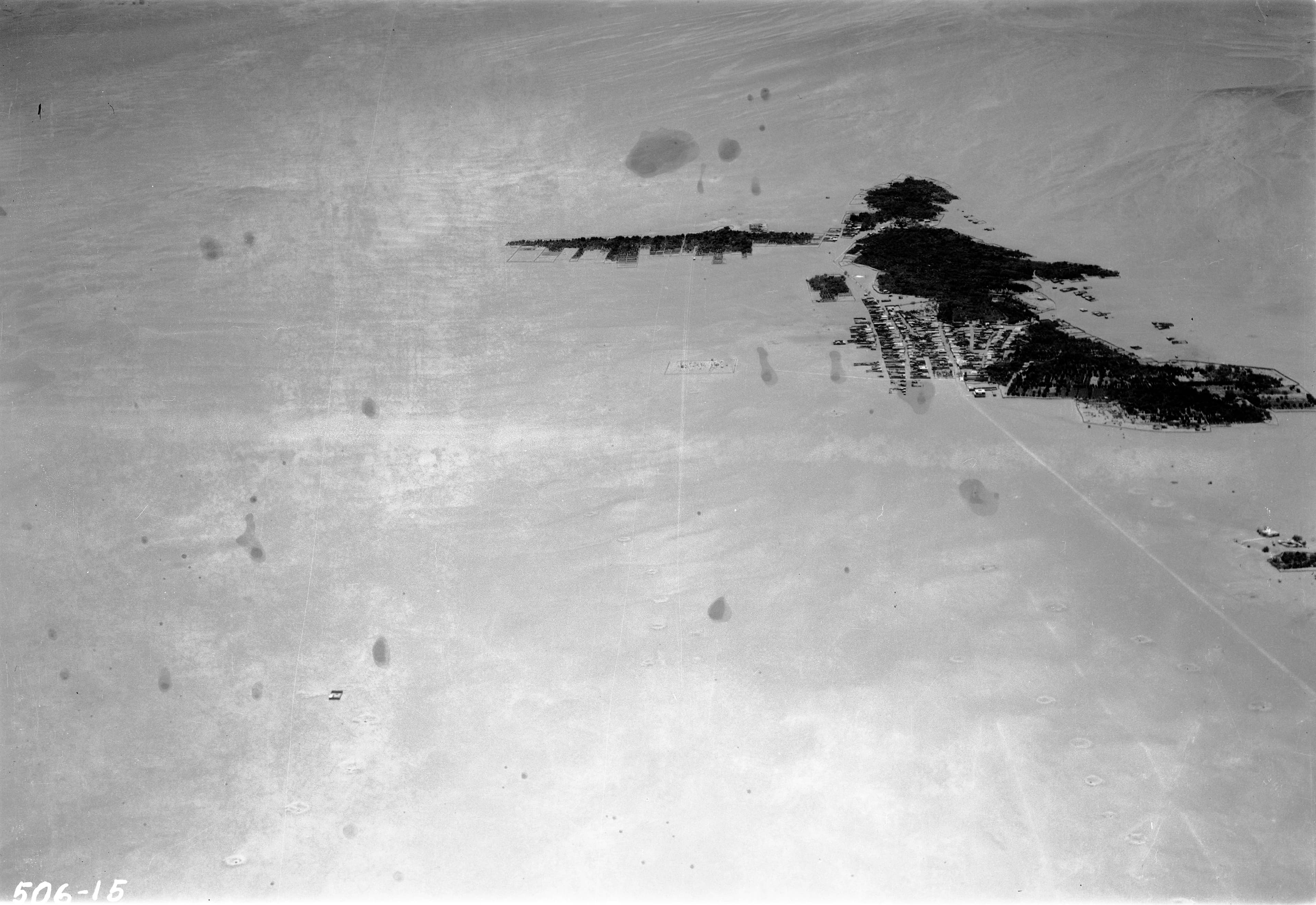 Vista aérea de Pica 1937.