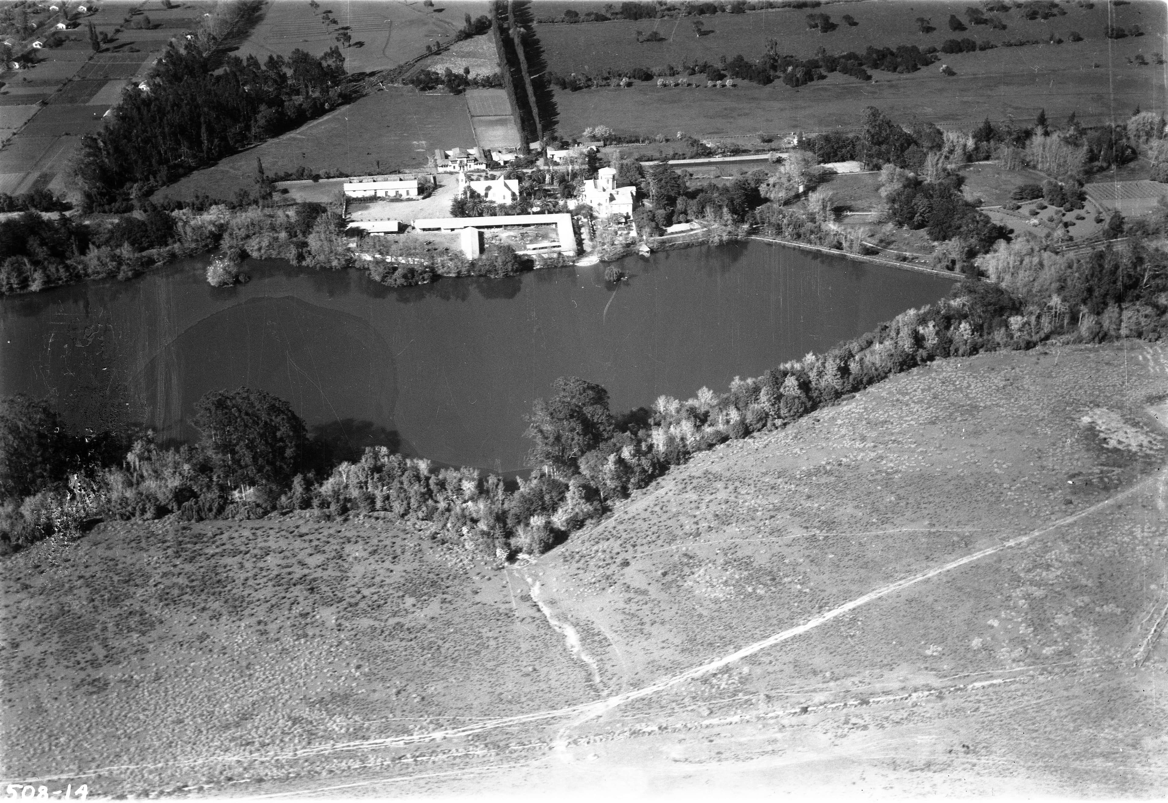 Vista aérea de La Ligua 1937.