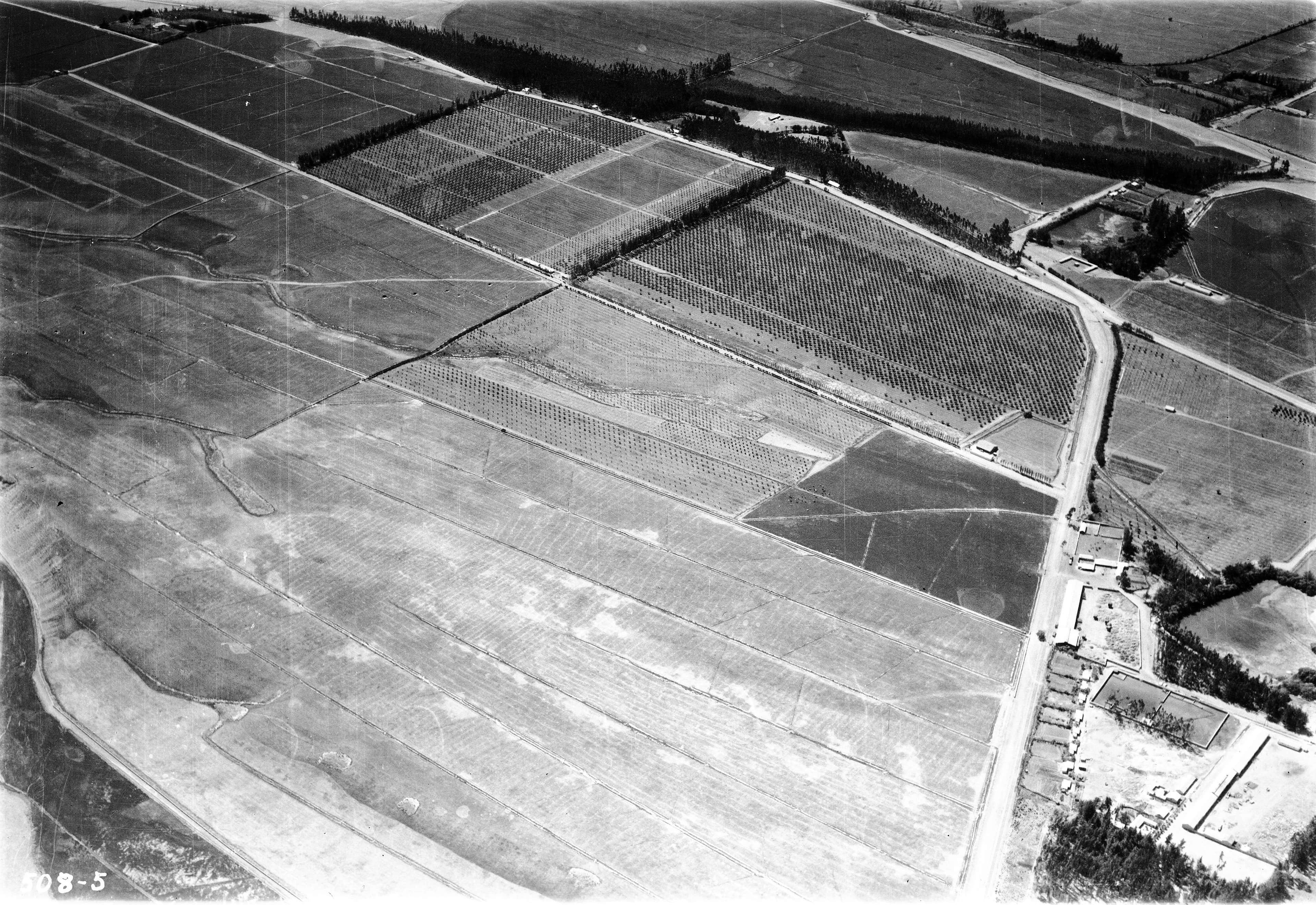 Vista aérea cerca de Vallenar 1937.