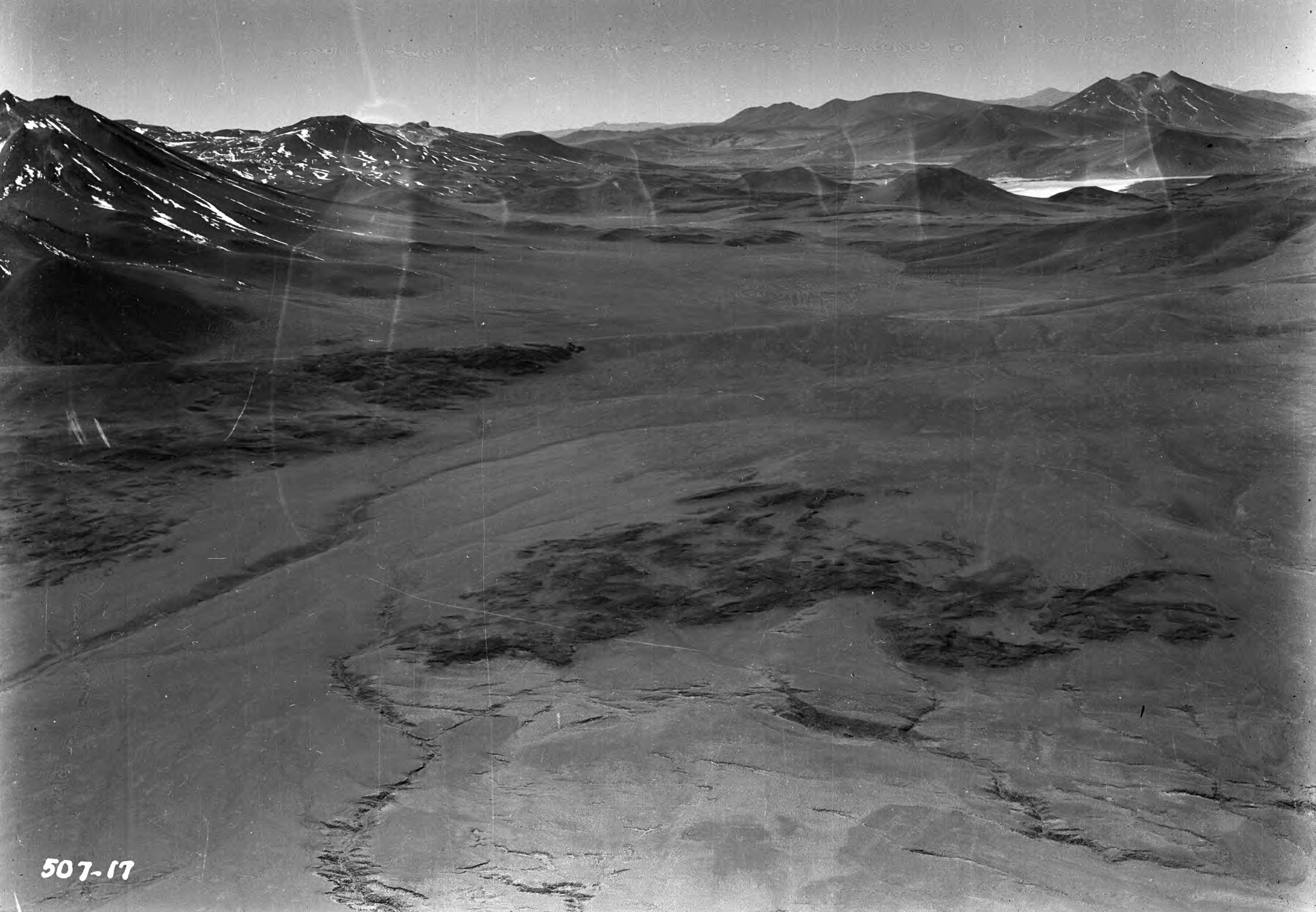 Vista aérea del Salar de Atacama 1937.