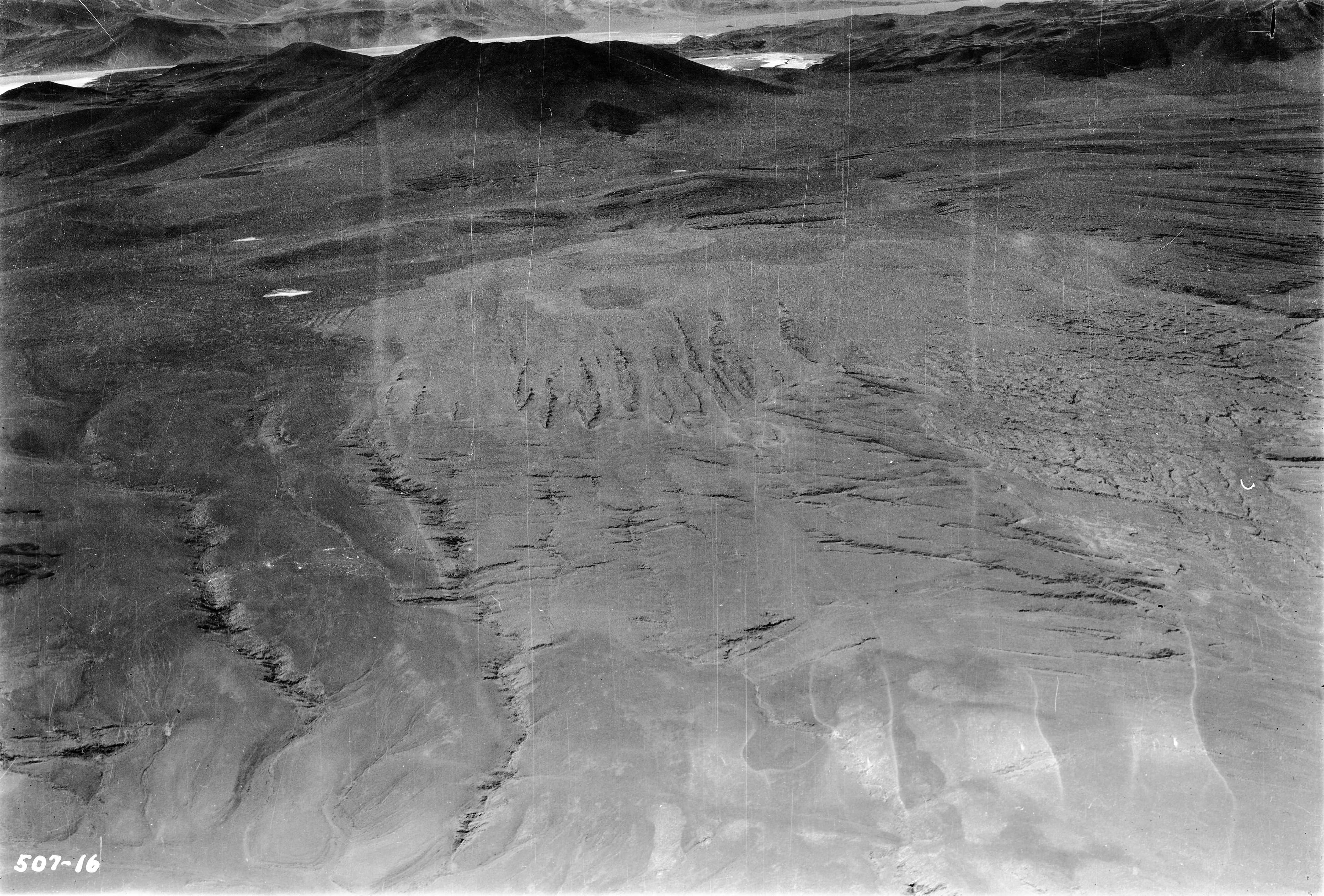 Vista aérea del Salar de Atacama 1937.
