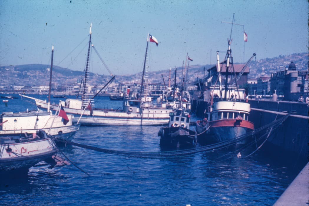 Valparaíso, botes porteños, 1953