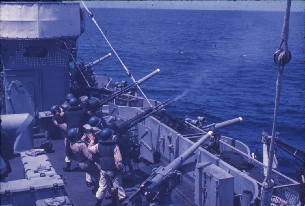 Valparaíso, ejercicos de la Armada de Chile, 1953