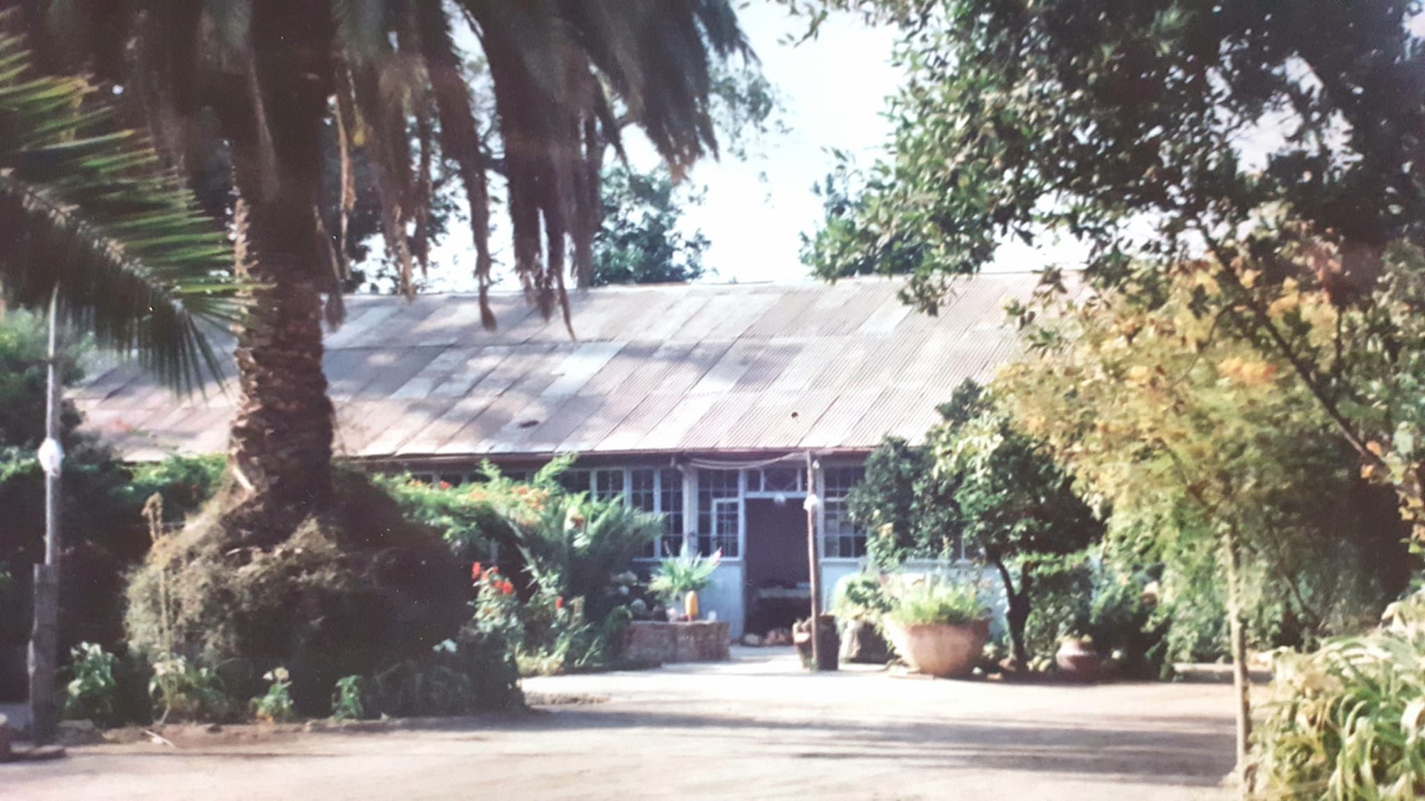 Patio de la Casa Patronal del fundo El Peral, 1992