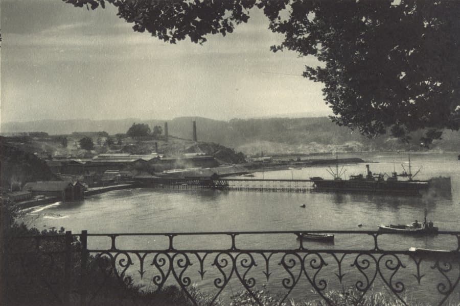 Puerto de Lota en 1932