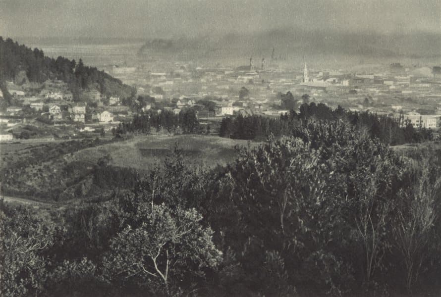 Panorámica de Concepción en 1932