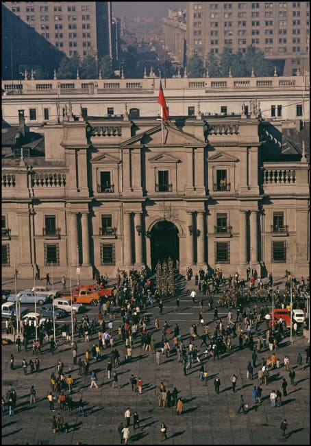 Palacio de la Moneda en 1973