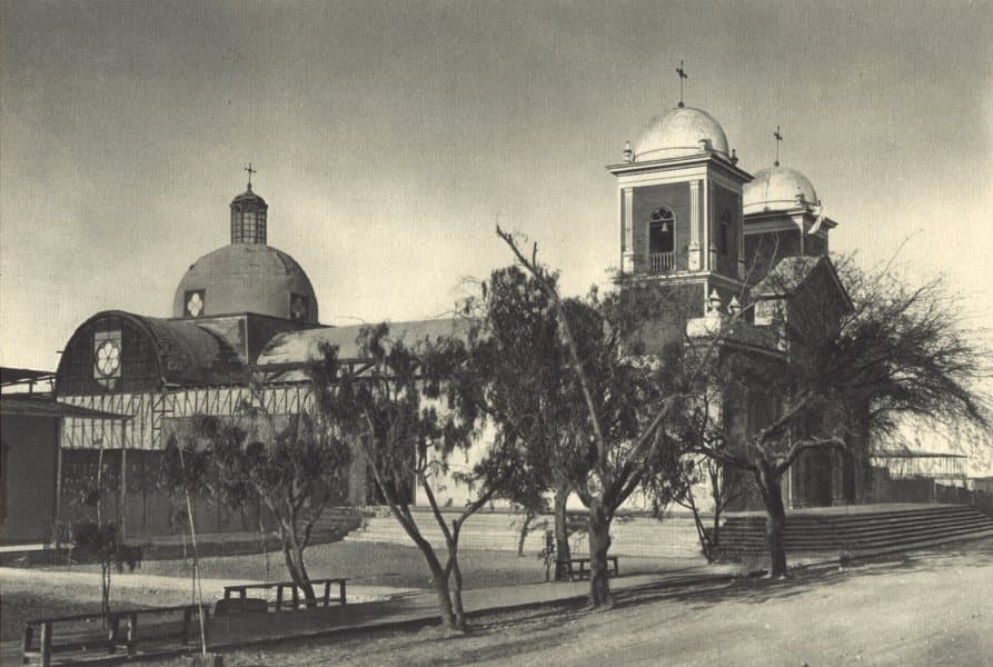 Iglesia de Pica en 1932