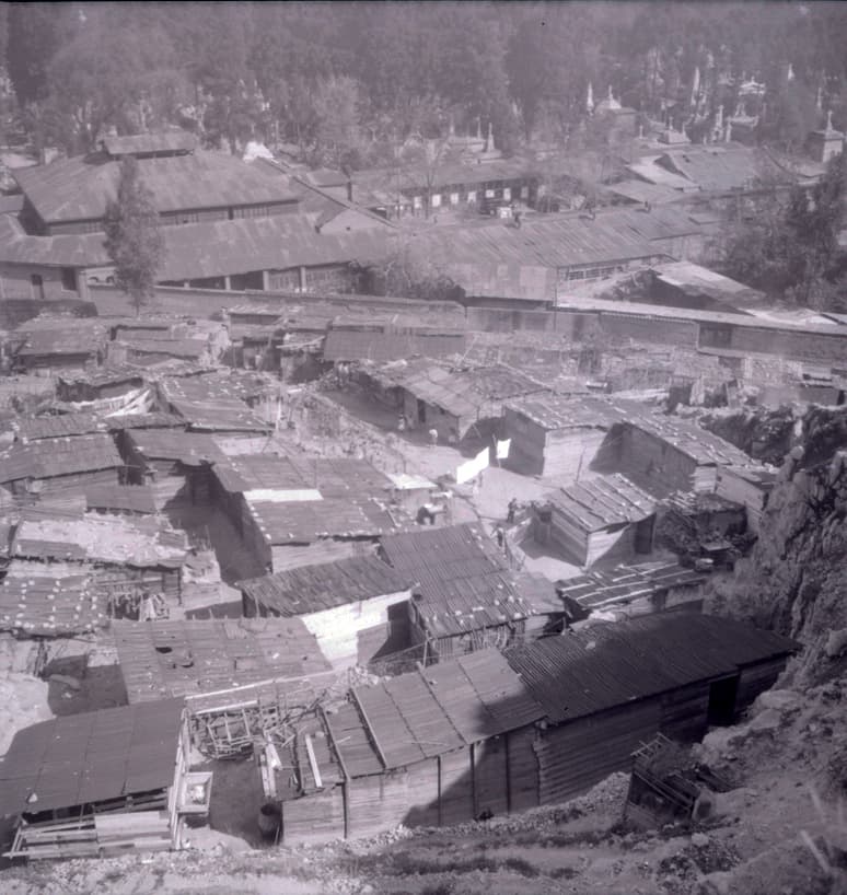 Faldeos del Cerro Blanco en 1953