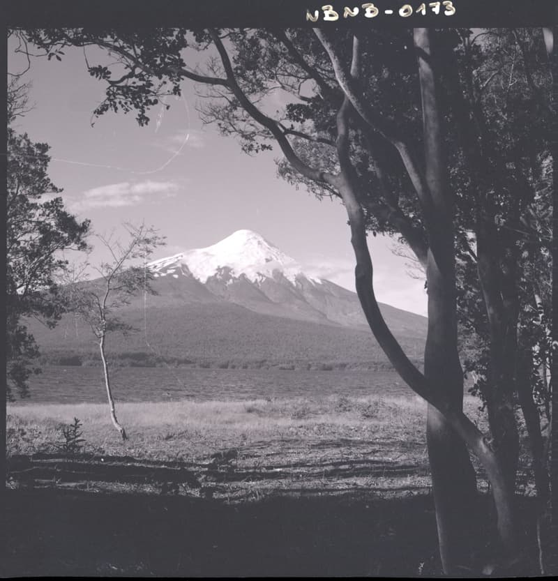 Volcán Osorno en los años 60s.