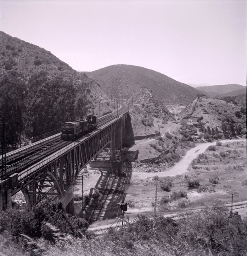 Puente Las Cucharas en 1955