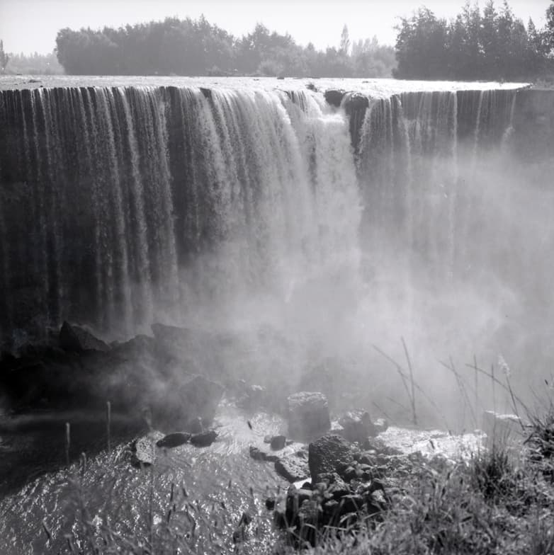 Salto del Laja en los años 60s
