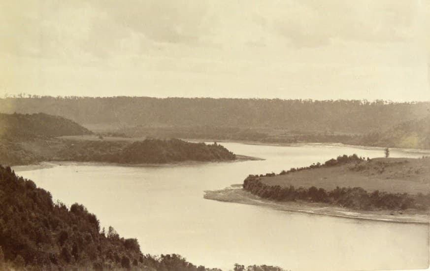 Canal Tenglo en 1893.