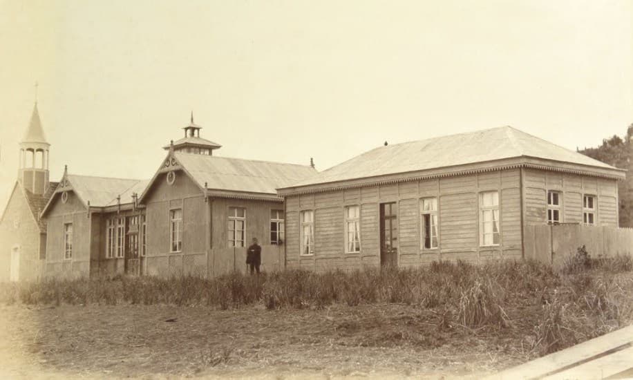Escuela de Frutillar en 1893.