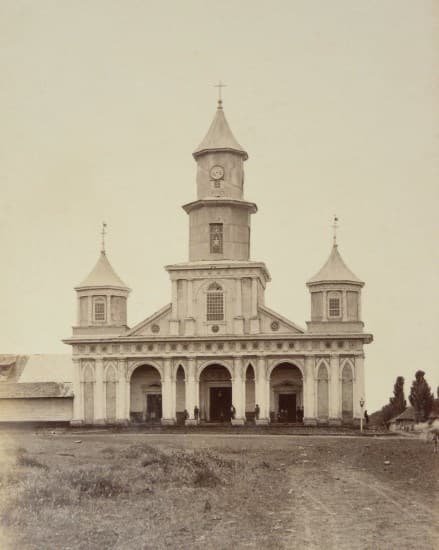 Iglesia de Castro en 1893.