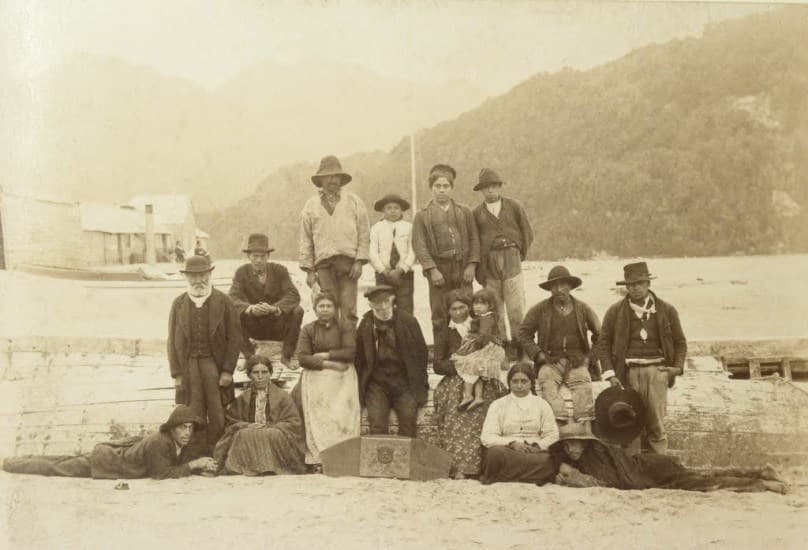 Primeros colonos de Palena en 1893.