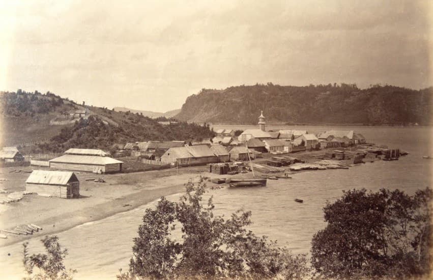 Puerto de Quemchi, 1893.