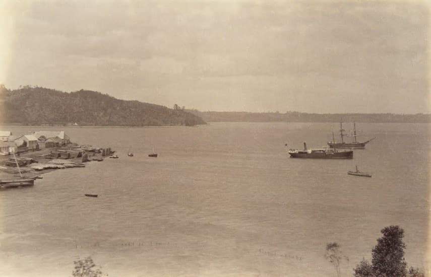 Puerto de Quemchi, 1893.