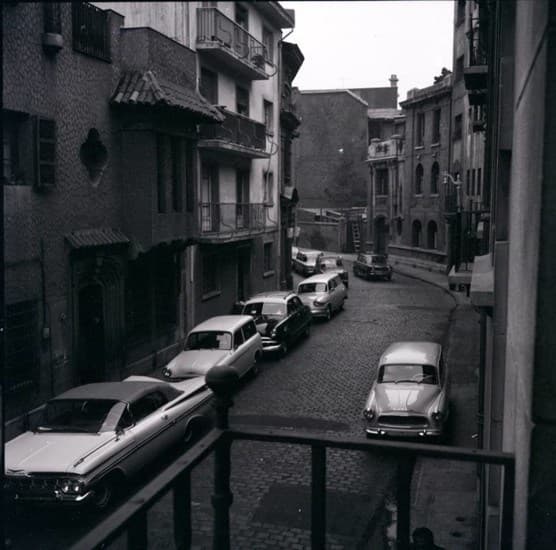 Calle Londres de Santiago, en 1965.