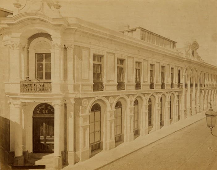 Calle Arturo Prat de Valparaíso, ca. 1870s