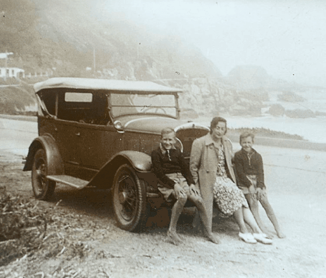 Llegando a Reñaca, 1936
