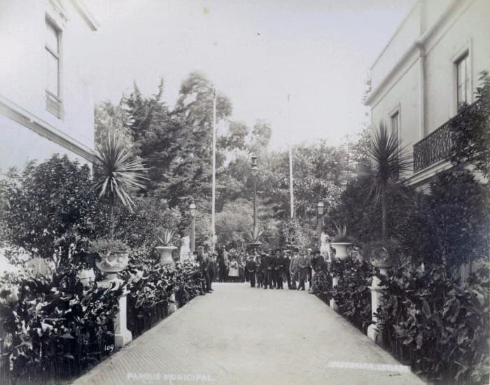Parque Municipal de Valparaíso en 1888