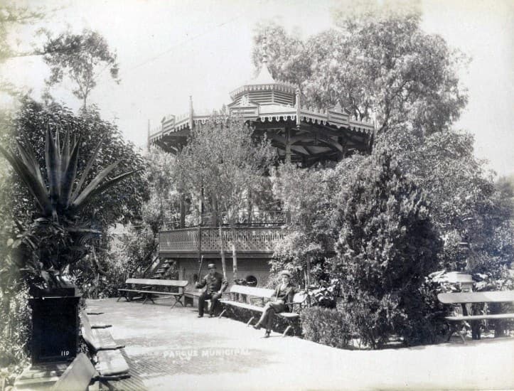 Parque Municipal de Valparaíso en 1888