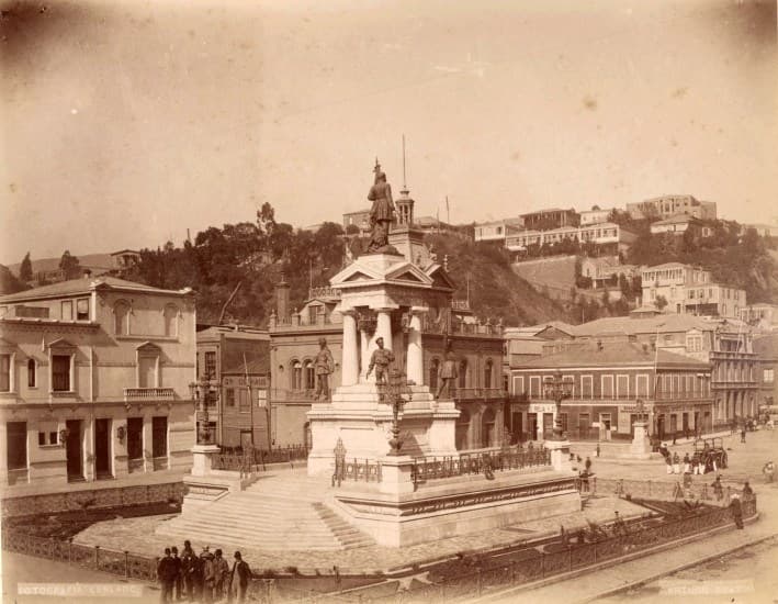 Monumento Héroes de Iquique en 1888