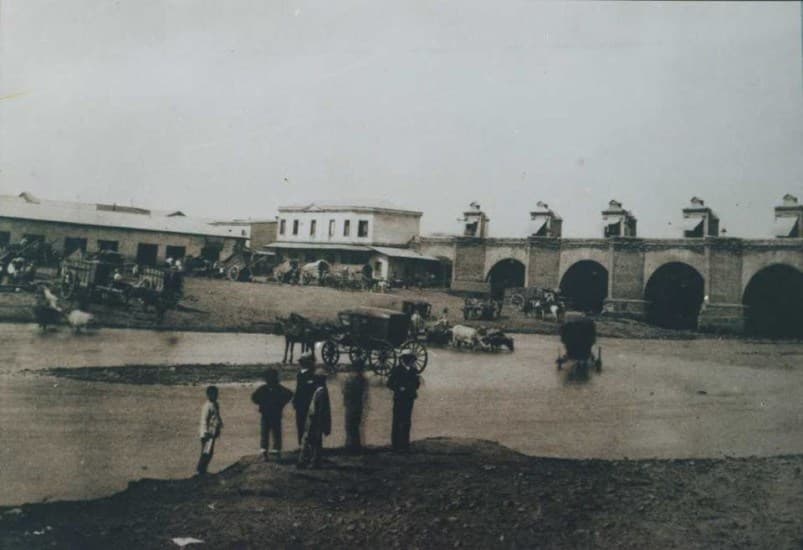 Puente Cal y Canto de Santiago circa 1880