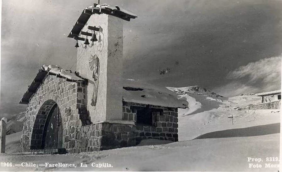 Capilla Farellones en 1955