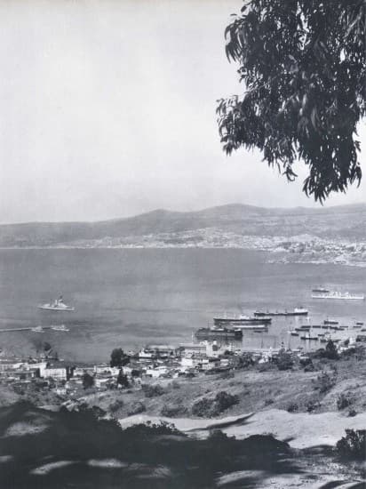 Vista de Valparaíso en 1959