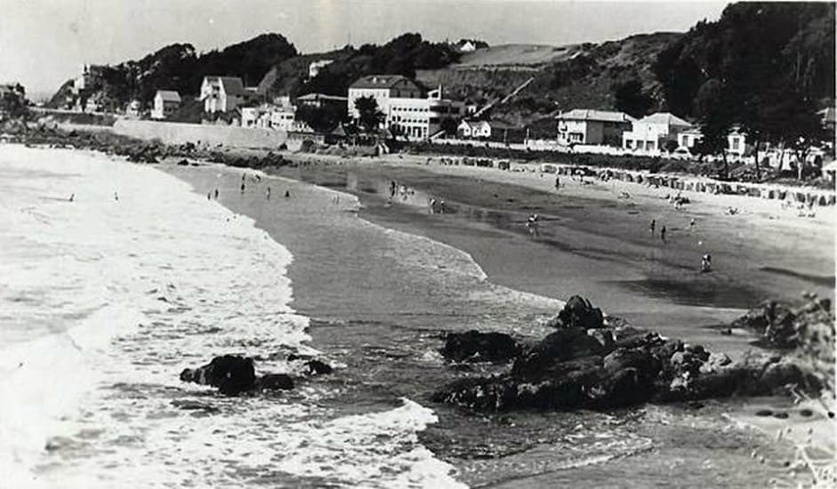 Playa Amarilla de Concón en 1950