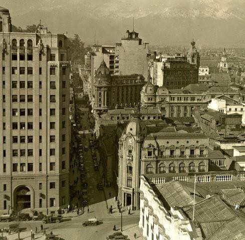 Plaza Constitución, Santiago años 30s