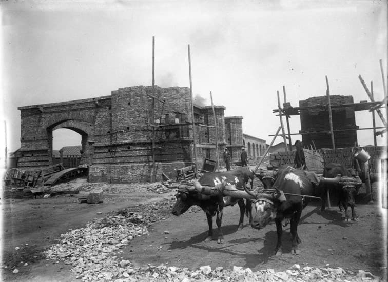 Estación Mapocho en 1907