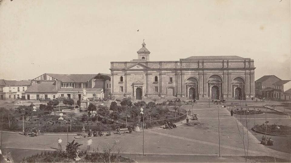 Plaza de Armas en 1867