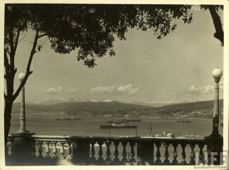 Paseo 21 de Mayo Valparaiso 1930s