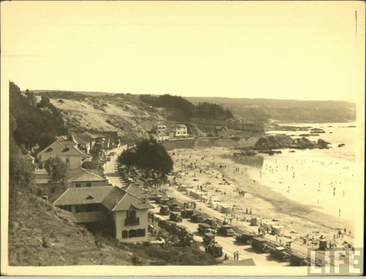 Playa Amarilla de Concon, ca. 1930