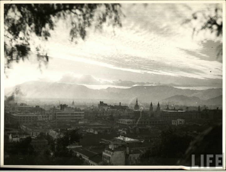 Vista desde el Cerro Santa Lucía, ca.1930s