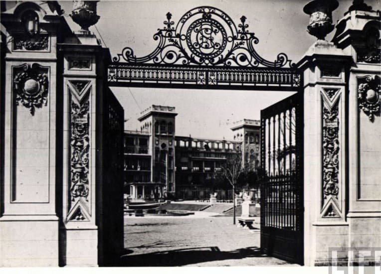 Entrada general al Club Hípico de Santiago, ca 1930