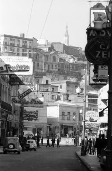Calle Condell de Valparaíso en 1967