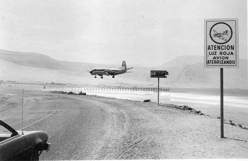 Aeropuerto en Cavancha 1979