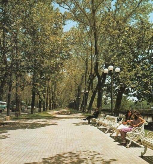 El Parque Forestal de Santiago, en 1980