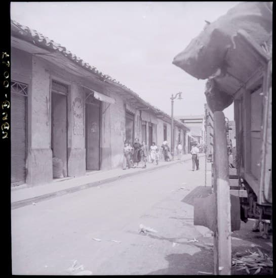 Pasaje Andrés Bello cerca de La Vega, en 1952