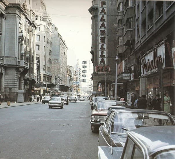Calle Ahumada en 1970