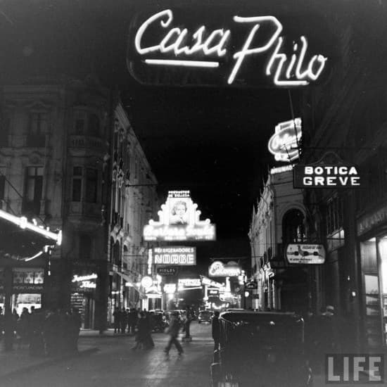Huérfanos esquina Ahumada en 1941