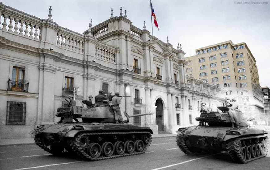 Fotomontaje 11 de Septiembre de 1973