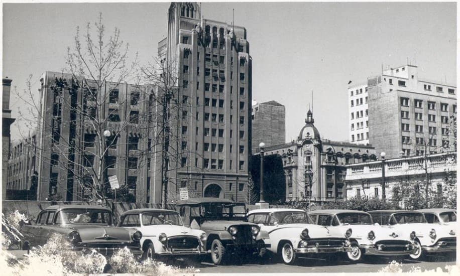Plaza de la Constitución en 1957