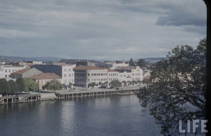 Valdivia desde isla teja 1941